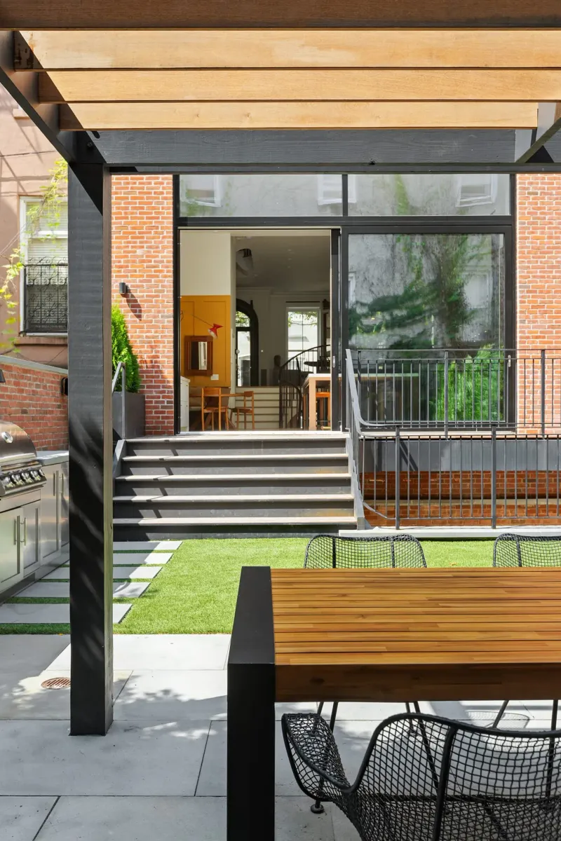Rebuilt Brooklyn, New York Mansion Listed For Record $22 Million - Decor Hint Outdoor Spaces: Garden, Pergola, Barbecue Zones