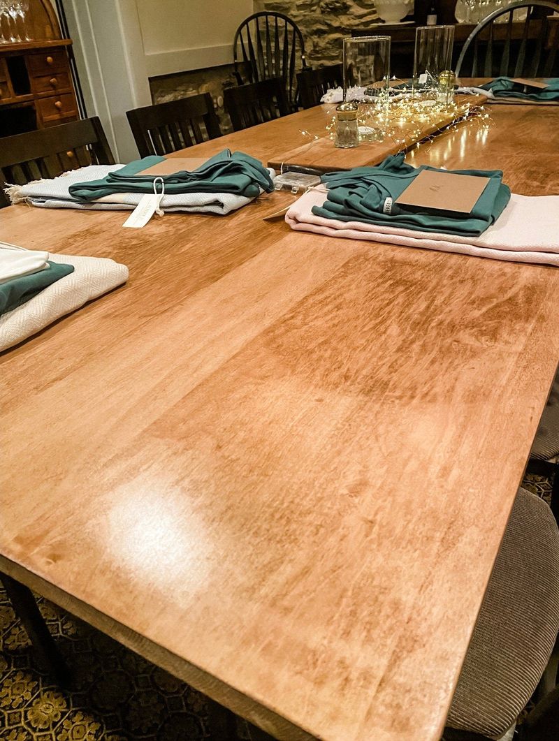 Farm Tables Across Michigan That Transform Kitchen Spaces - Decor Hint Maple Farmhouse Tables from Lansing Area Makers