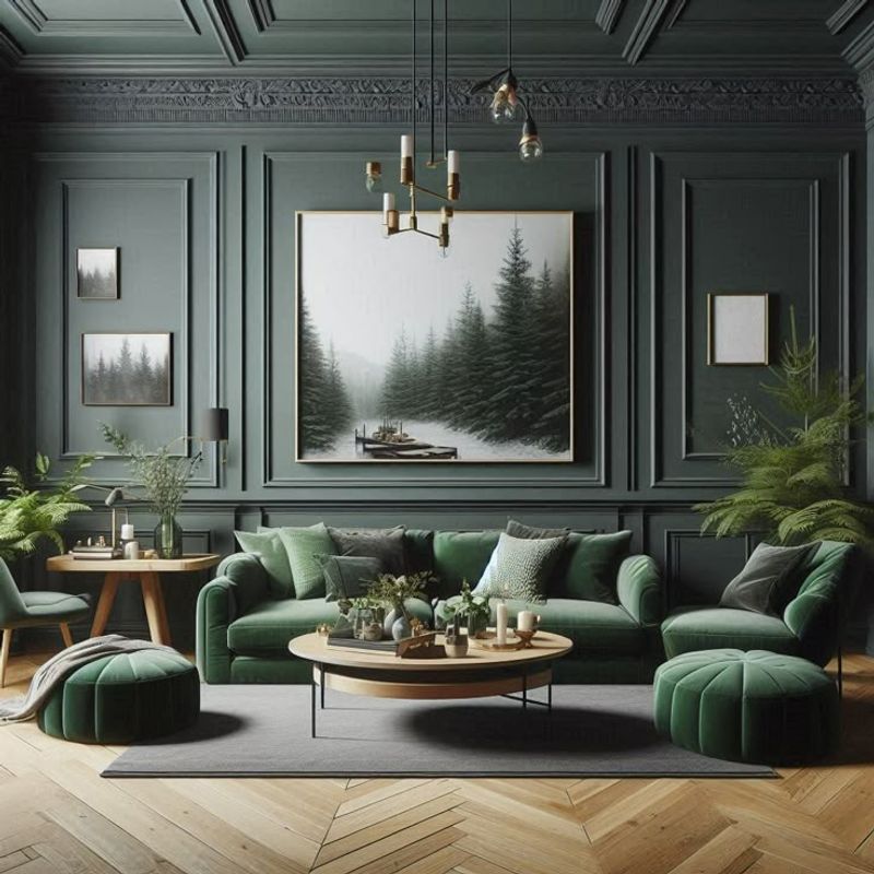 21 North Dakota Home Color Trends Instantly Refreshing Living Spaces - Decor Hint Forest Pine Green