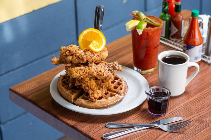 Screen Door's Fried Chicken And Waffles