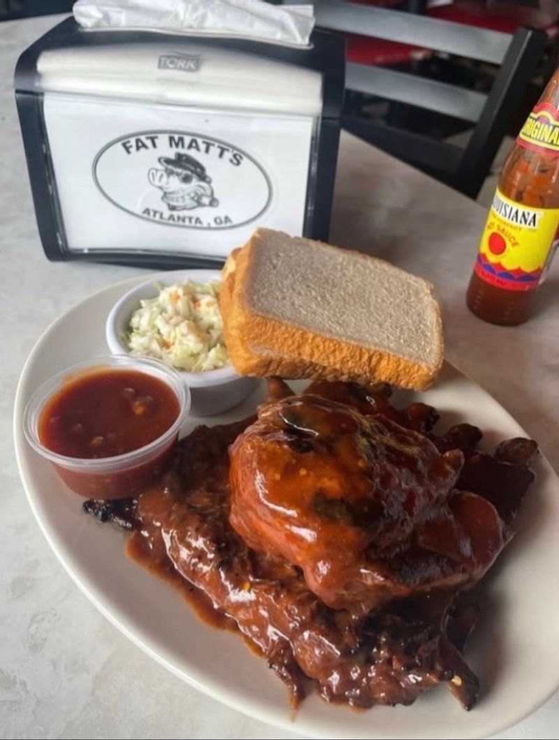 12 Georgia BBQ Joints That Could Win America's Best Title - Decor Hint Fat Matt's Rib Shack in Atlanta