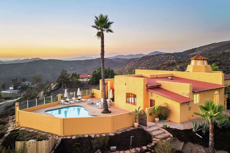 Home Built Around a Giant Boulder – Jamul, San Diego County, California
