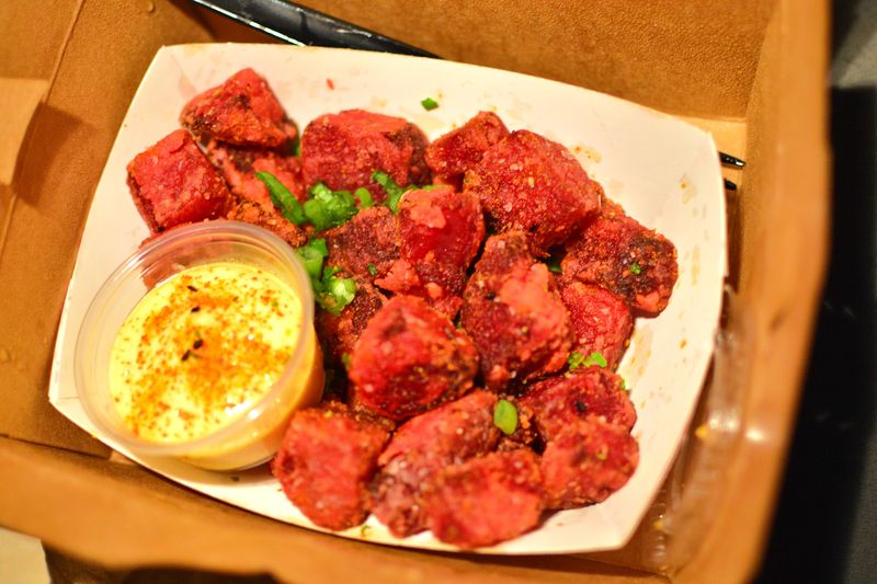 Spicy Dishes In Austin That Pack Real Heat - Decor Hint East Side King's Beet Fries with Habanero Ranch