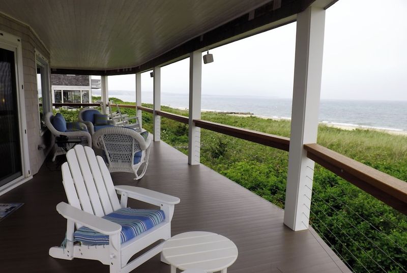 Harborside Deck with Adirondack Seating