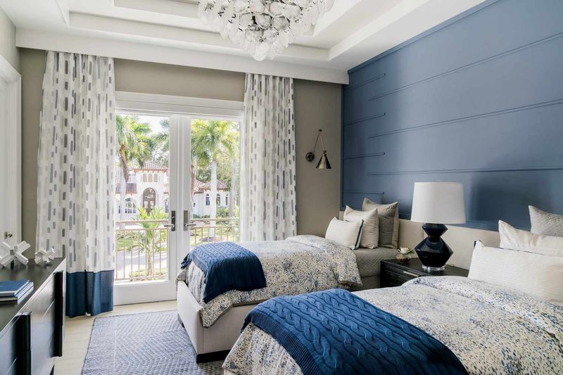 Gulf Blue Accent Wall
