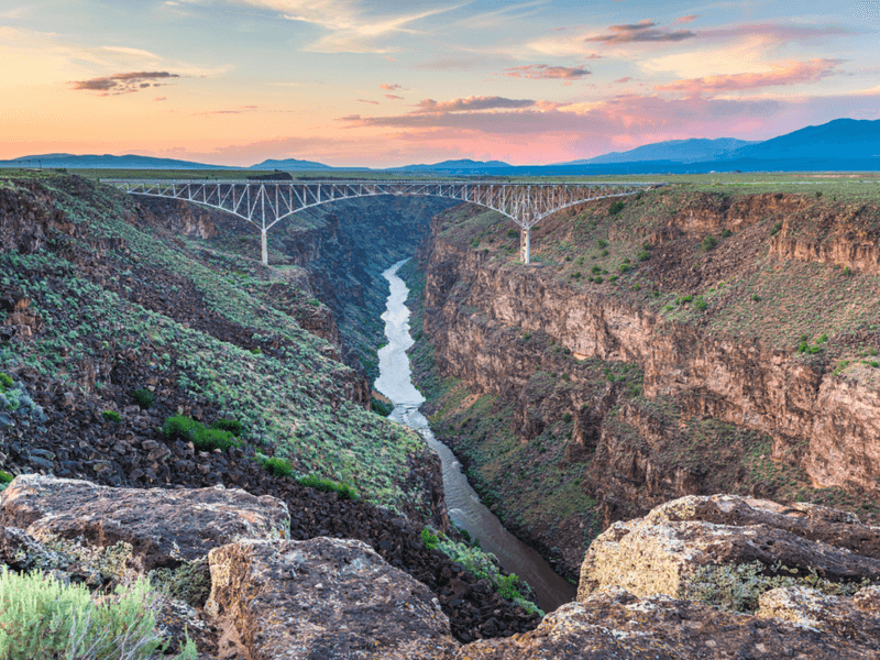 Secret Canyon Town In New Mexico That Feels Like A Hidden World - Decor Hint Dramatic Canyon And River Scenery