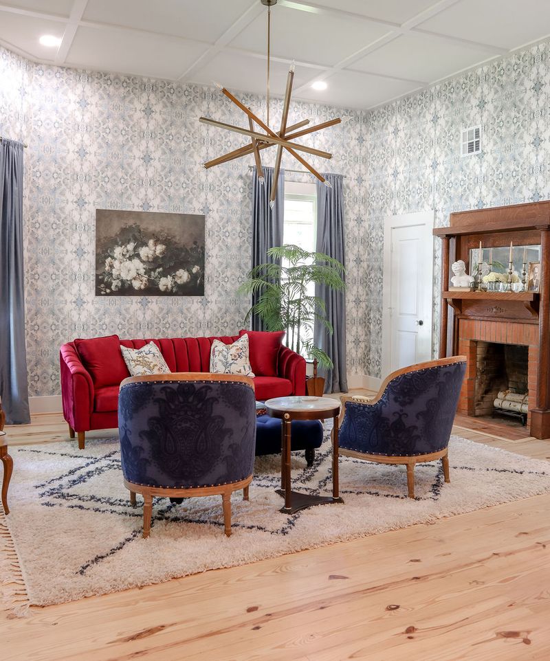 Inside A Texas Victorian Revival Brimming With Color, Charm, And Character - Decor Hint The Parlor