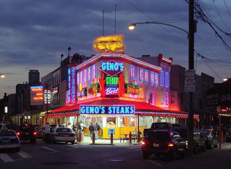 Pennsylvania Restaurants Locals Have Loved For Generations - Decor Hint Geno's Steaks