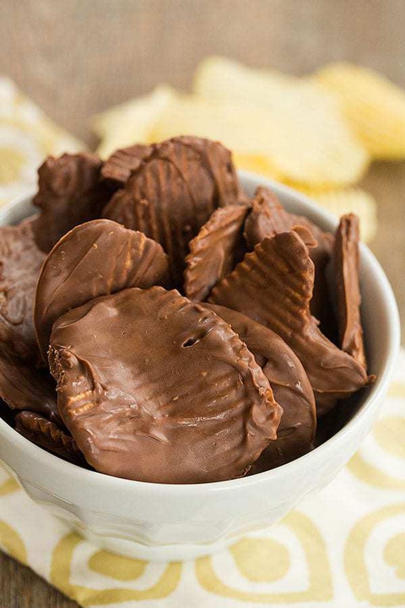 Ohio Foods Outsiders Will Never Understand, And That's Okay - Decor Hint Chocolate Covered Potato Chips