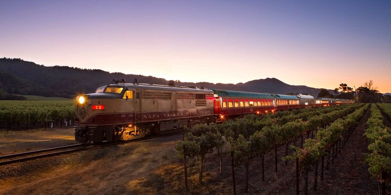 Top U.S. Trains For Stargazing Trips Across California, Utah, And More - Decor Hint Napa Valley Wine Train, California