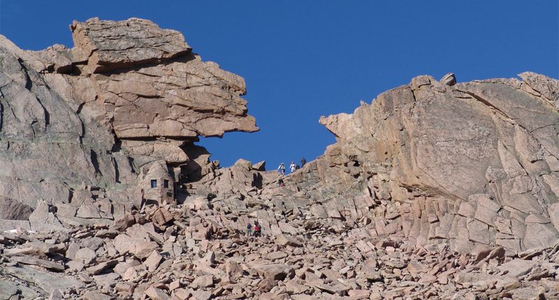 Longs Peak Keyhole Route's Narrows Adventure