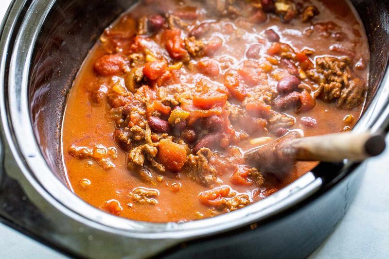 Texas' Slow Cooker Chili Is The Southern Comfort Classic You Will Make Again And Again - Decor Hint Simmering To Perfection