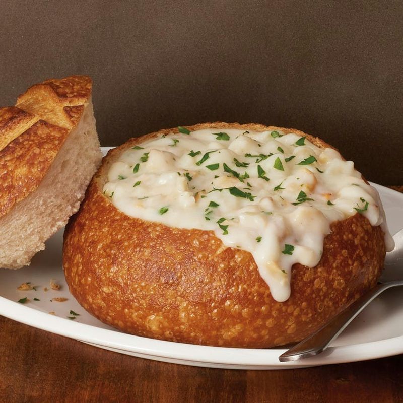 California Foods Everyone Should Try At Least Once - Decor Hint Clam Chowder in a Bread Bowl
