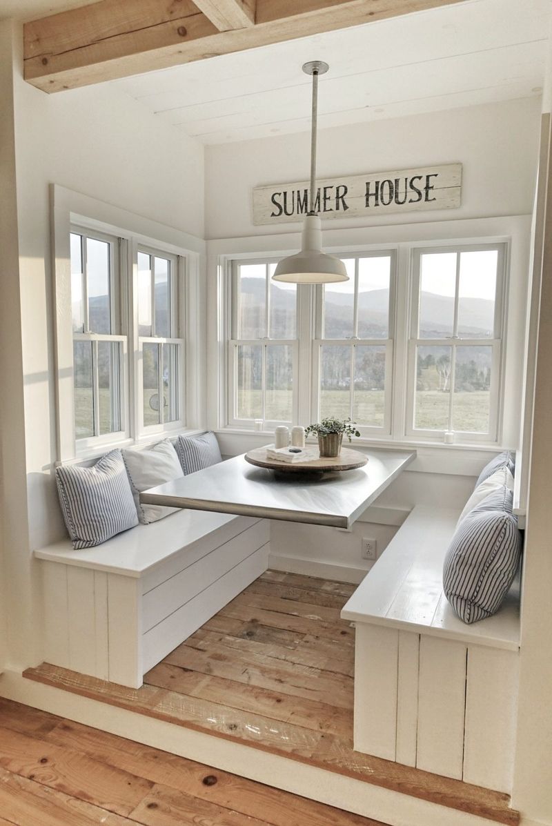The Sunny Breakfast Nooks In Colorado Cabins Where Mornings Feel Extra Cozy - Decor Hint Rustic Bench with Sheepskin Throws