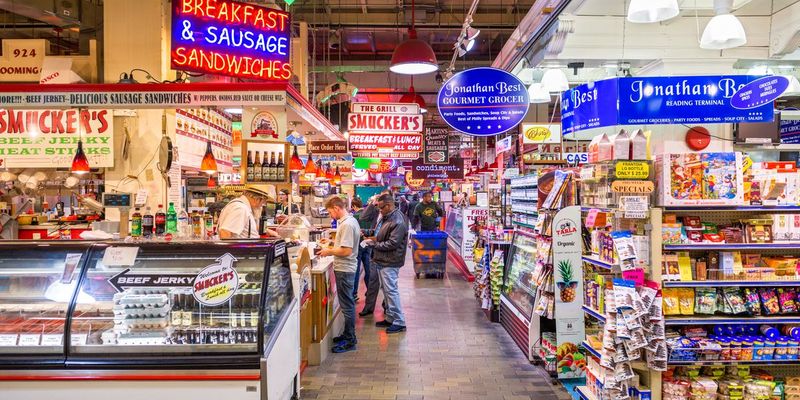 Late-Night Eats In Philadelphia Worth Staying Up For - Decor Hint Reading Terminal Market Food Vendors