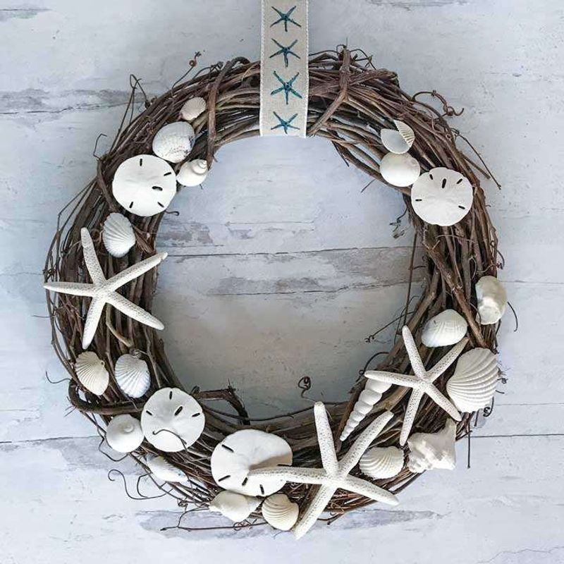 Coastal Carolina Seashell Wreaths