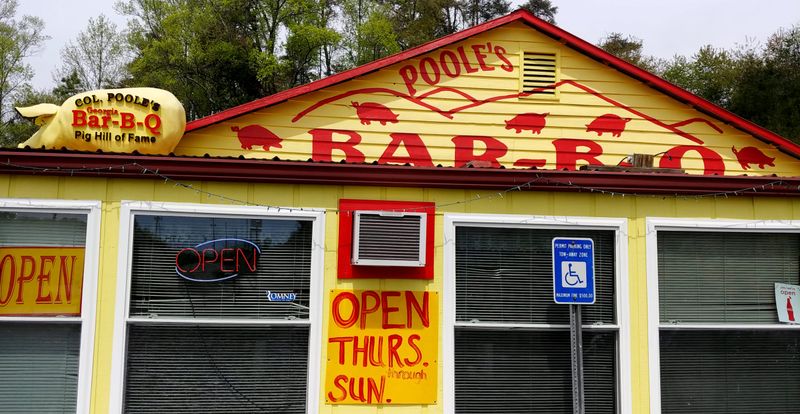 14 Georgia BBQ Spots Keeping Traditional Smokehouse Flavor Alive - Decor Hint Colonel Poole's Bar-B-Q - Ellijay