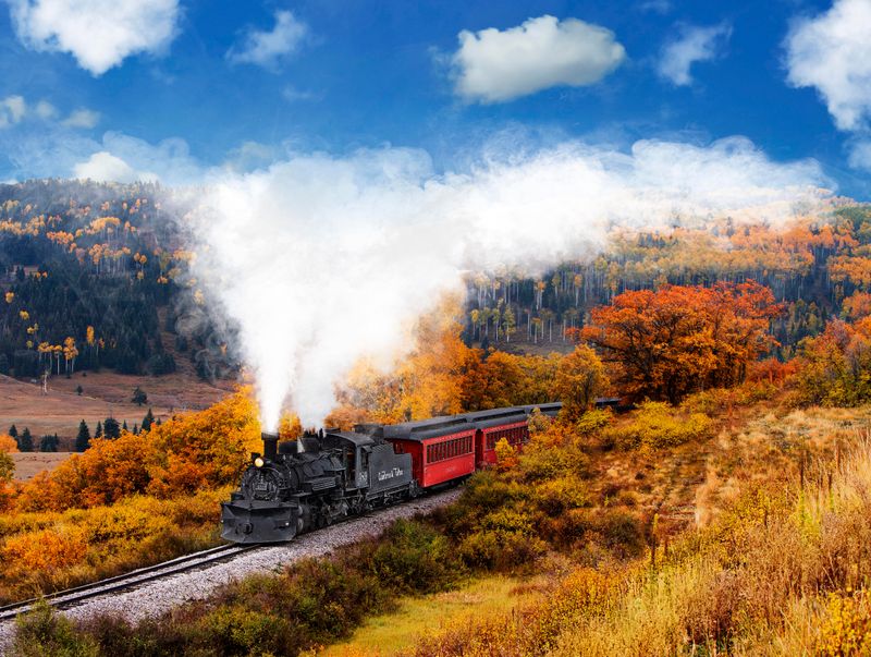 This Colorado Steam Train Tops Japan And Europe For Autumn Travel - Decor Hint Epic Scenery