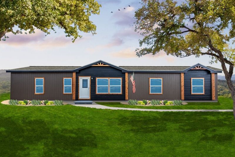 Modular Homes With Dated Panel Siding