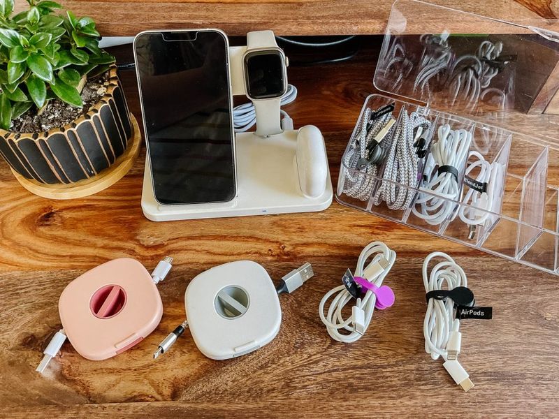 Electronics And Charging Cables