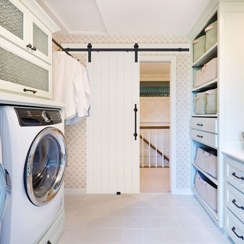 The Rustic Barn Doors In These Kansas Farmhouses That Transform Every Room Instantly - Decor Hint Horizontal Plank Doors for Laundry Rooms