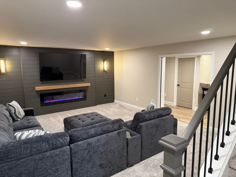 Basement Levels Converted Into Bright Family Retreats