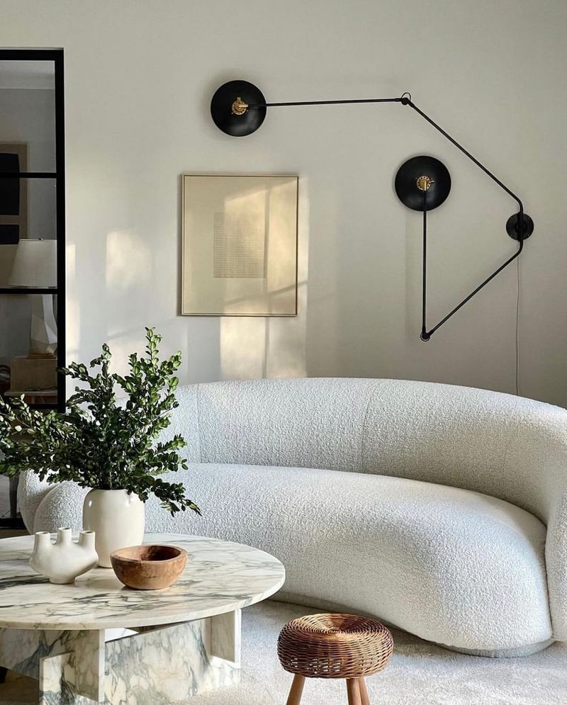 Bouclé Texture Furniture