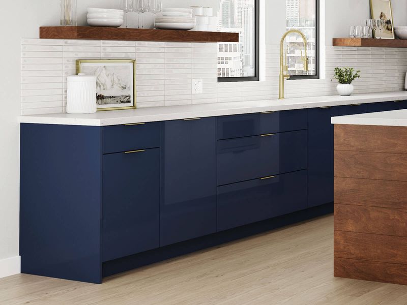 Streamlined Cabinetry With Hidden Storage Solutions