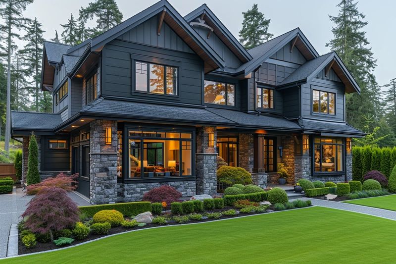 16 Georgia Home Trends Locals Already Regret (And More On The Way) - Decor Hint All-Black Exterior Trim and Windows