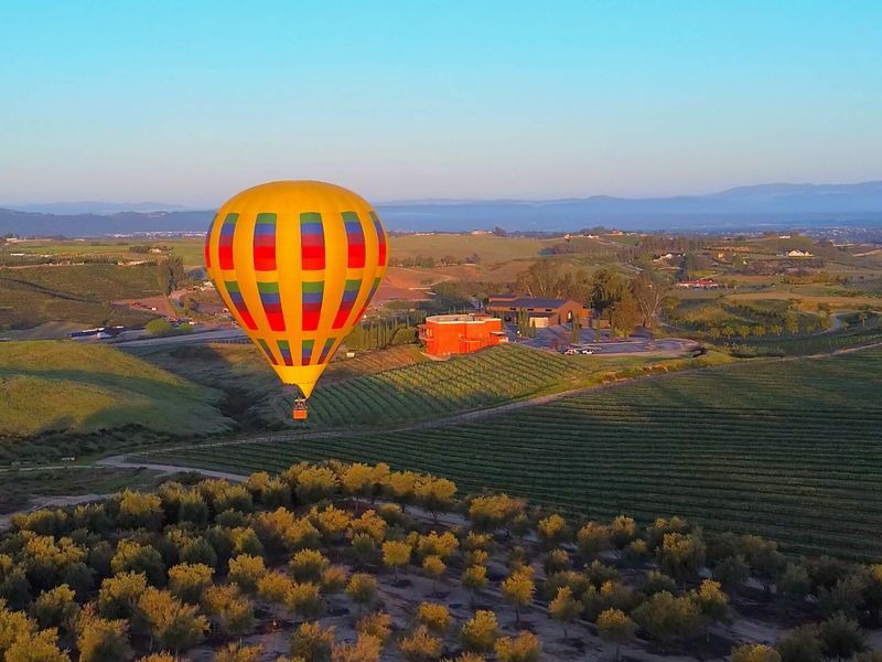 Hot Air Ballooning Over Temecula Valley