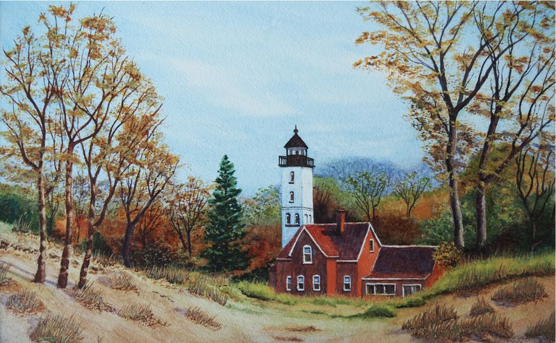 Pennsylvania Coastal Pieces Everyone Should See - Decor Hint Presque Isle Lighthouse Paintings