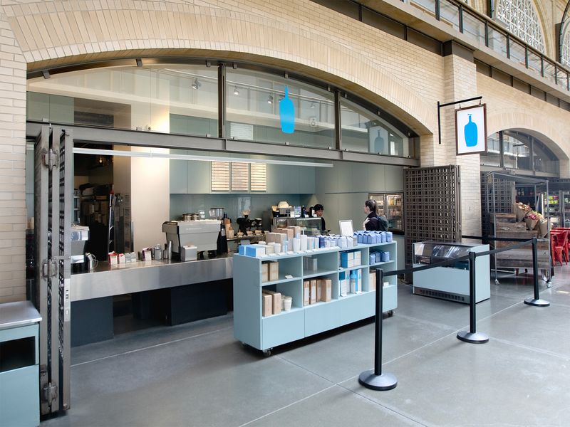 San Francisco Food Experiences Everyone Should Try At Least Once - Decor Hint Blue Bottle Coffee at the Original Ferry Building Kiosk
