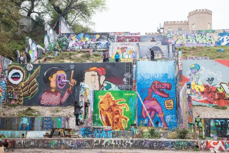Romantic Austin Adventures Every Couple Should Try - Decor Hint Visit The Graffiti Park At Castle Hill