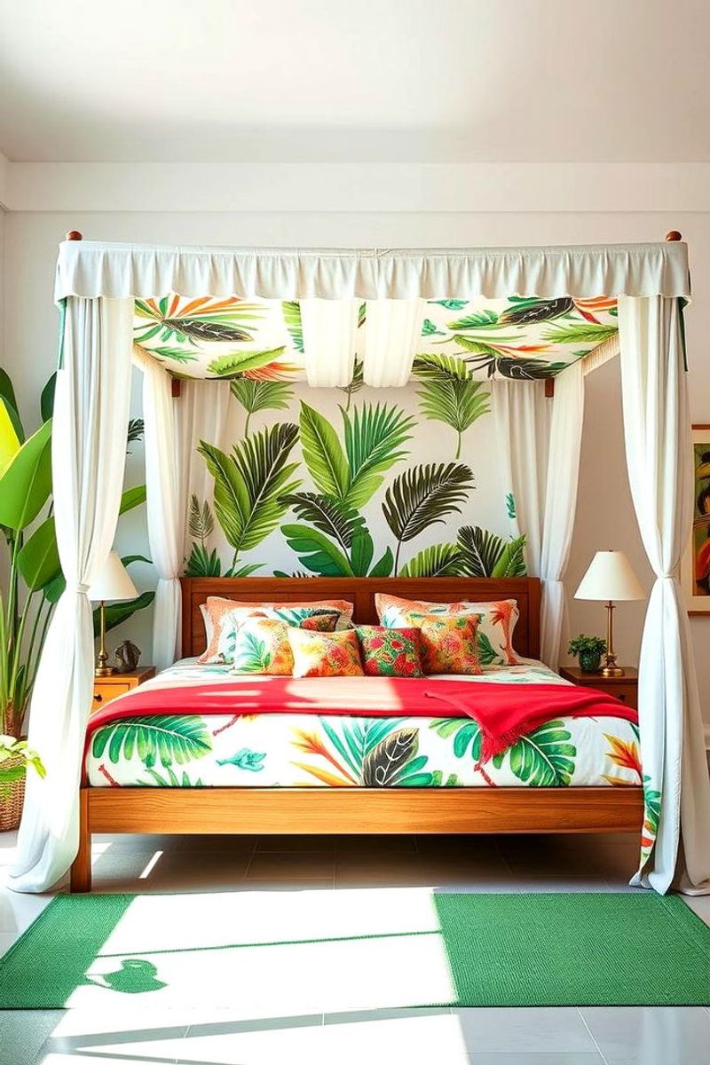 13 Miami Bedroom Trends That Prove Bold And Breezy Is Back For 2026 - Decor Hint Canopy Beds with Flowing Fabric