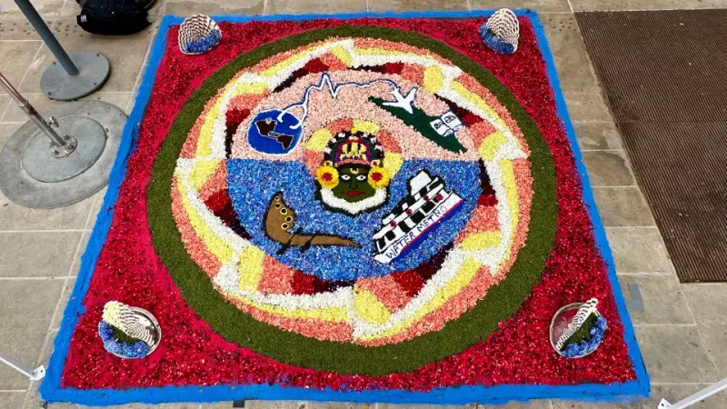 Alamo Rangoli Competition