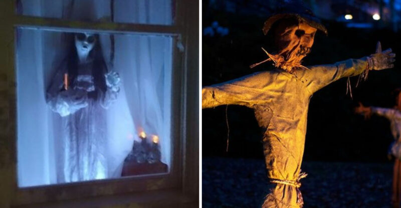 Texas Homeowners Go All Out With These Creepy Yard Displays