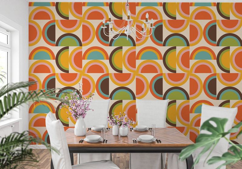Texas Homes Are Bringing Back These 12 'Outdated' Design Trends - Decor Hint Wallpaper With Bold Patterns