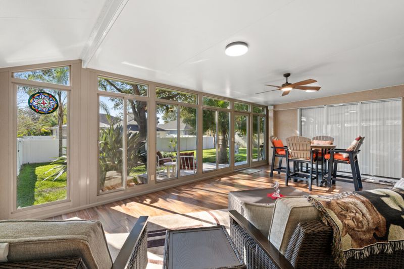 Glass Doors Connecting To Covered Patios And Decks