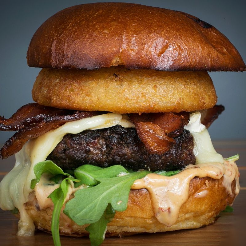 The Burger at Brooklyn Burgers & Beer