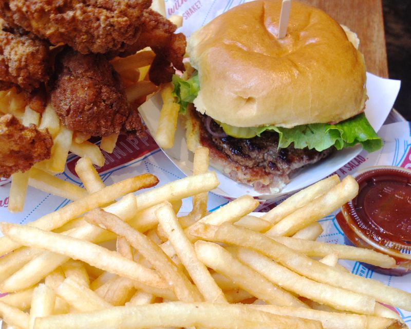 The Burger at Schnipper's Quality Kitchen