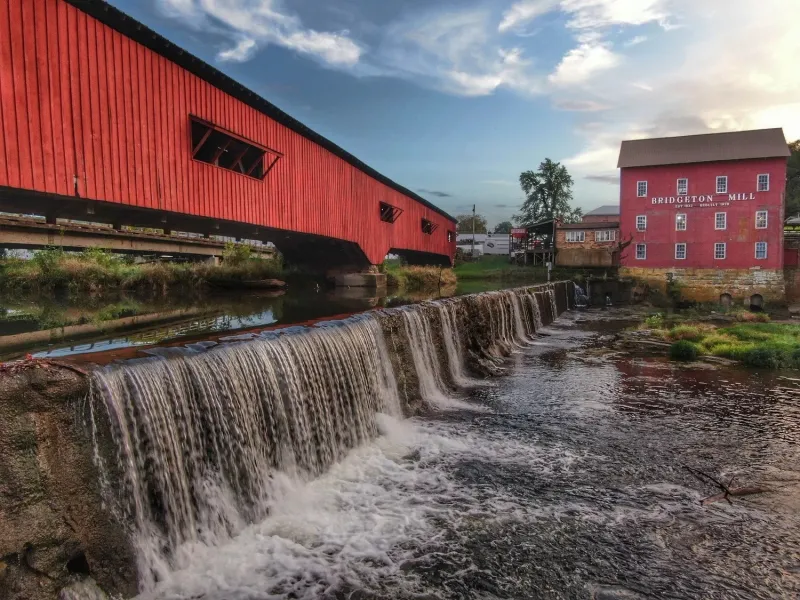 Bridgeton Covered Bridge Overview