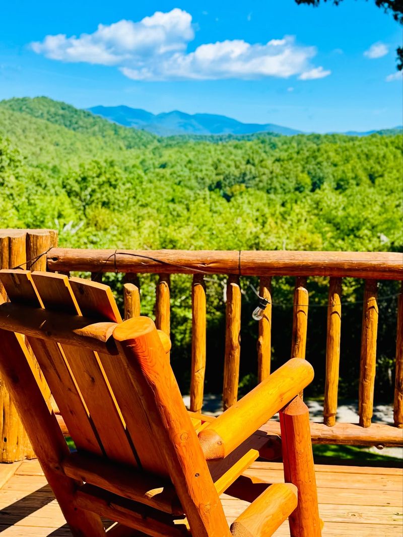 Mountain Cabin Rockers in Asheville