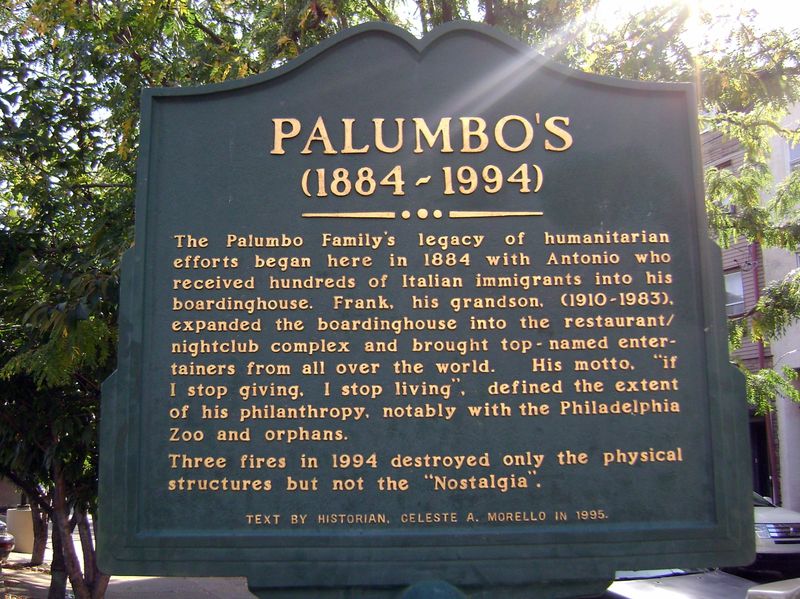 16 Defunct Pennsylvania Restaurants Locals Still Talk About Years Later - Decor Hint Palumbo's - South Philadelphia