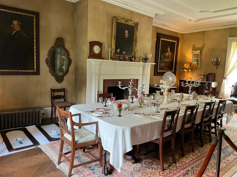 Inside The 45-Room Mansion In New York's Hudson Valley Once Owned By The Inventor Of Morse Code - Decor Hint Dining Rooms & Family Gathering Spaces
