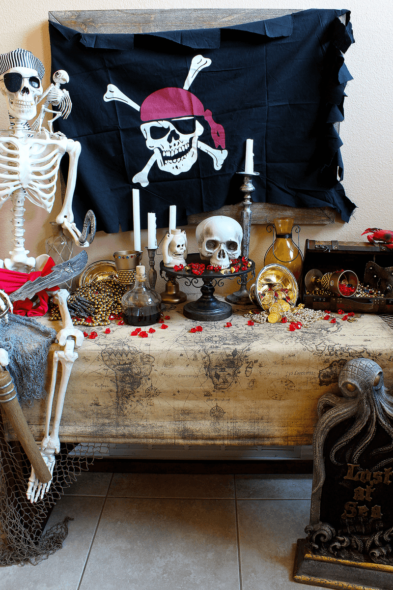 15 Garage Makeovers Turning Ohio Homes Into Haunted Havens - Decor Hint The Pirate's Lair With Shipwreck Decor And Hidden Treasure