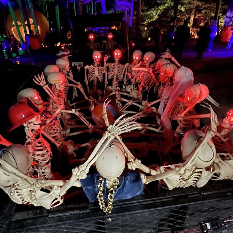 Dyker Heights' Dancing Skeleton Orchestra