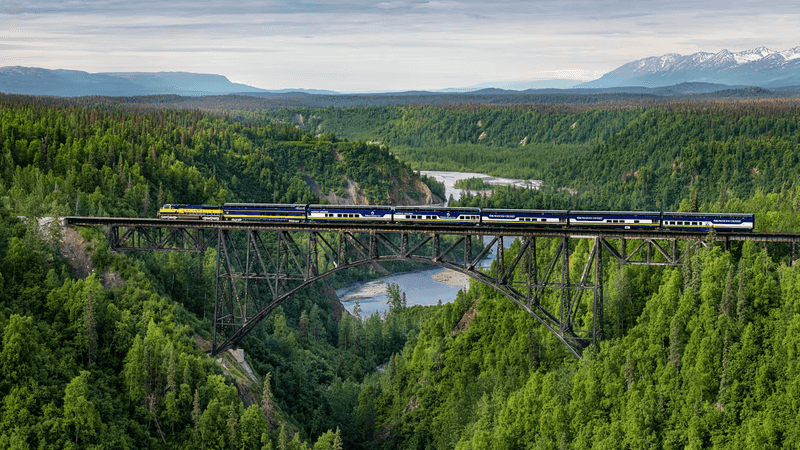 All Aboard Alaska’s Denali Star: Scenic Peaks & Small Towns On The Rail Route - Decor Hint Floating Over Hurricane Gulch: A Bridge Like No Other