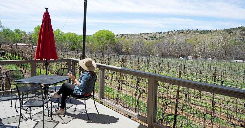 The Monsoon Deck at Lightning Ridge Vineyard