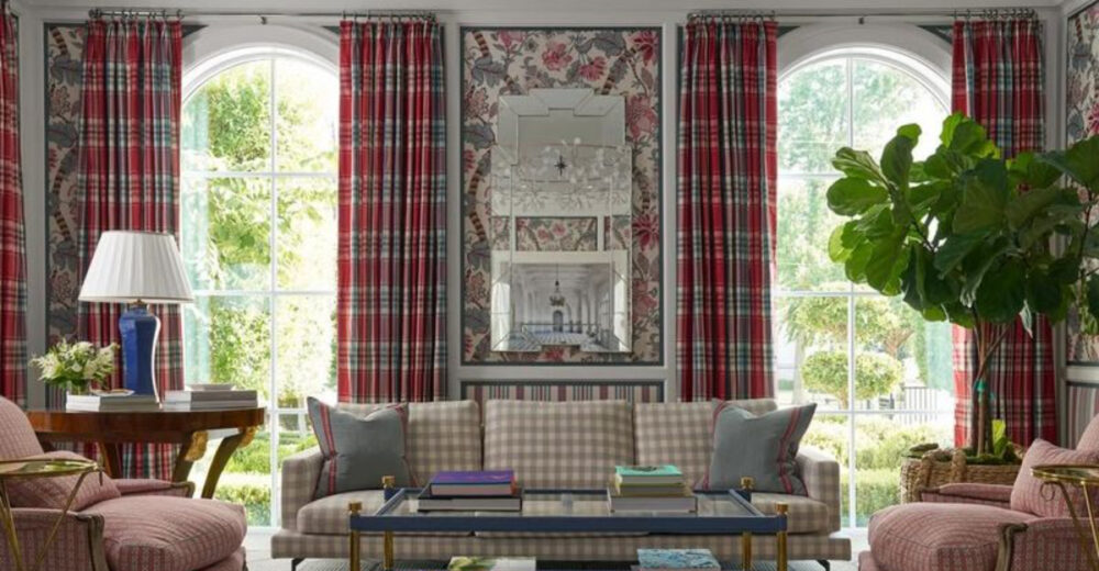 The Patterned Curtains In Vermont Cottages That Are Straight Out Of A Retro Magazine - Decor Hint