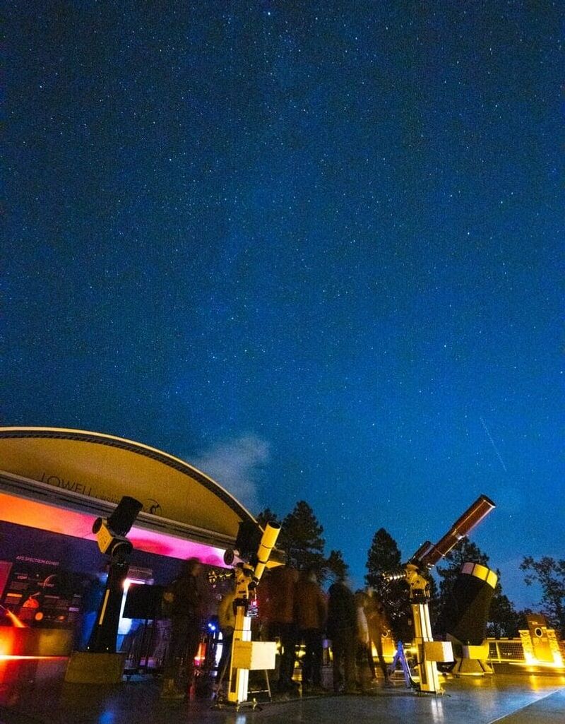 The Stargazer's Deck at Meteor Crater Lodge